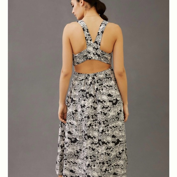 NWT Anthropologie Cotton Dress Sz M - Picture 2 of 12